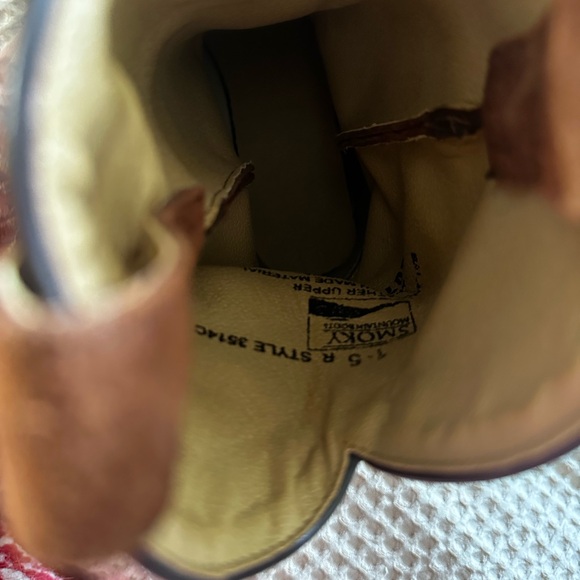 Smoky mountain Tan Leather fringe western Boots - Picture 4 of 4